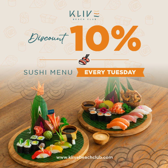 Disc Sushi Menu